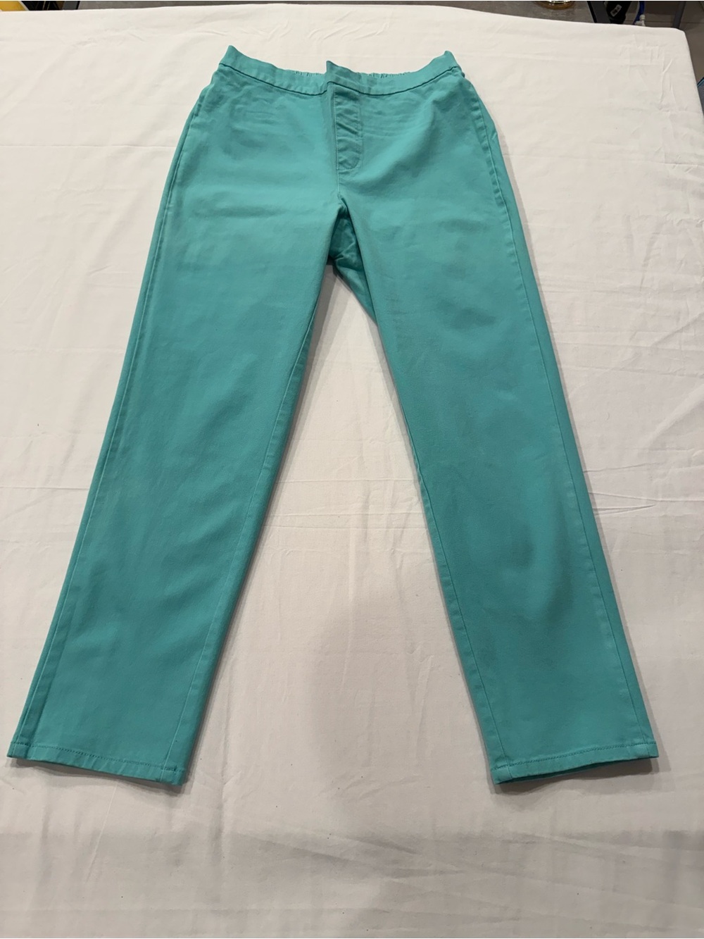 Isaac Mizrahi Teal Straight-Leg Women's Pants #Comfort